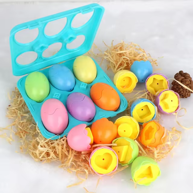 Introduce your little ones to the Smart Egg Puzzle, an engaging and educational toy that challenges them to fit two interlocking egg-shaped pieces together. This puzzle enhances fine motor skills, hand-eye coordination, and problem-solving abilities. With unique shapes and a focus on spatial awareness, it's perfect for toddlers, offering a fun way to boost cognitive development and keep young minds entertained.
