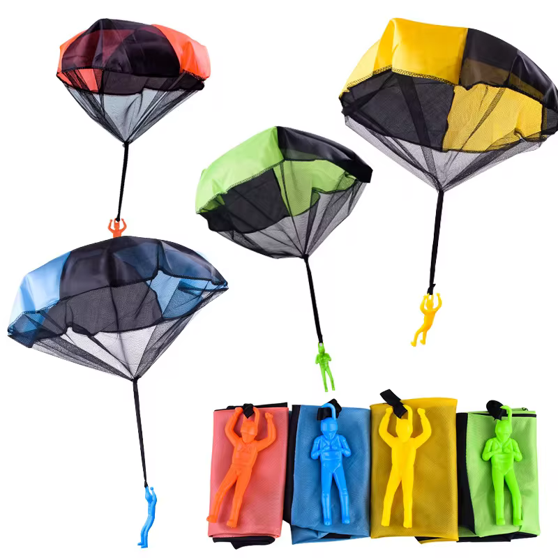 Enjoy outdoor fun with the Fun Parachutist toy. Launch the parachutist into the air and watch them glide down gracefully. Perfect for backyard or park play, this toy entertains kids while improving hand-eye coordination and encouraging active outdoor fun.
