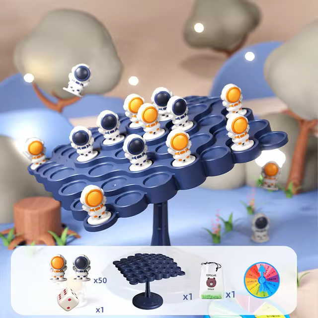The Astronauts Balance Tree is a fun, skill-building game where players balance astronaut figurines on a tree board. Perfect for kids and adults, it improves spatial reasoning and fine motor skills, making it ideal for family game nights or solo play.